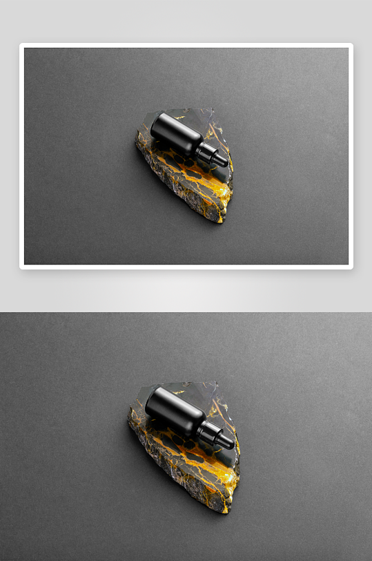 暗黑化妆品品牌样机模板-众图网