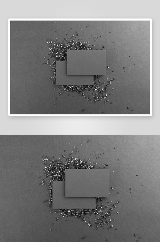 暗黑化妆品品牌样机模板-众图网