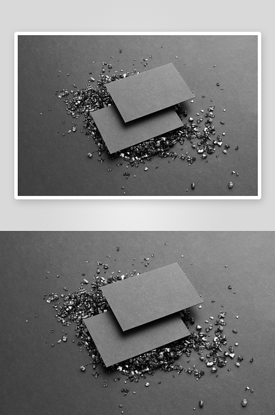 暗黑化妆品品牌样机模板-众图网