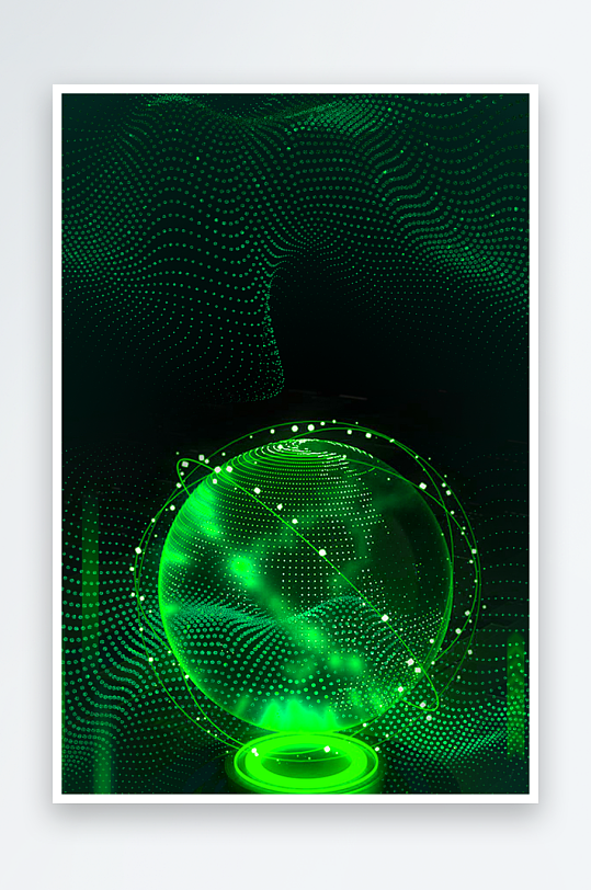 渐变几何科技背景模板-众图网