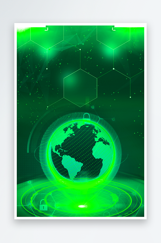 渐变几何科技背景模板-众图网