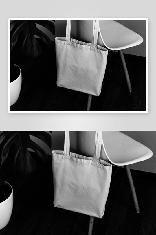 时尚手提帆布袋样机素材-众图网
