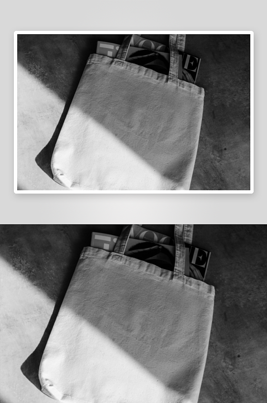 时尚手提帆布袋样机素材-众图网