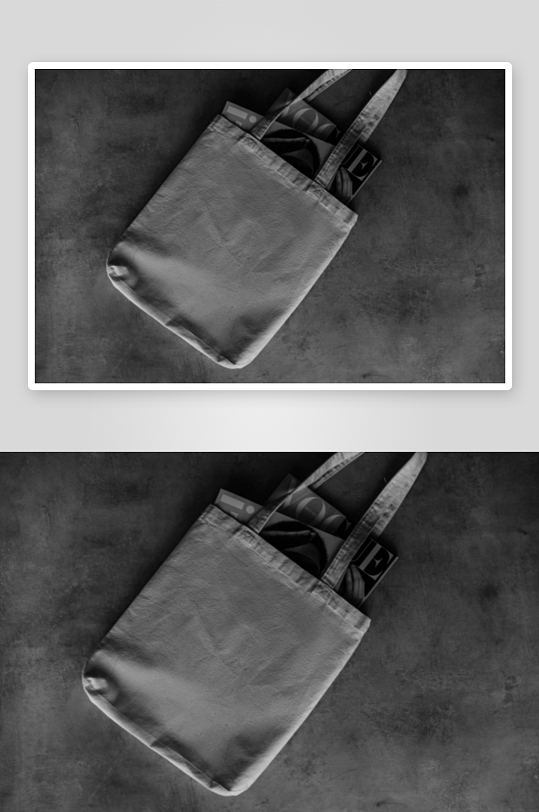 时尚手提帆布袋样机素材-众图网