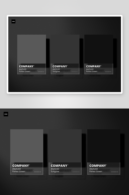 名片卡片样机素材-众图网