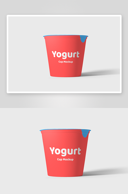 酸奶奶瓶样机素材-众图网