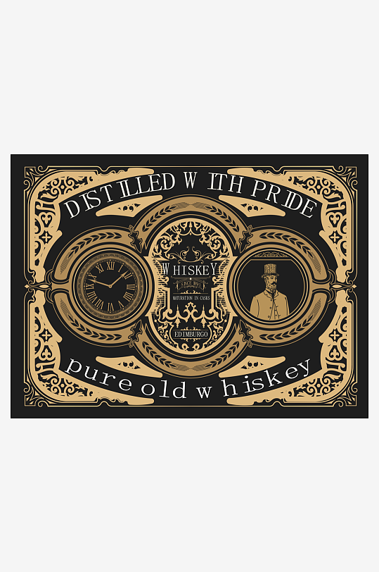 高档大气欧式边框背景素材-众图网