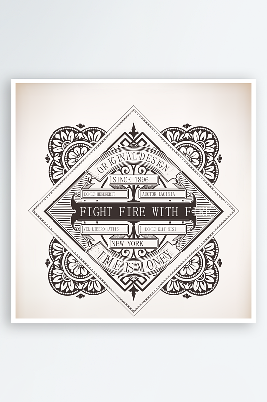 高档大气欧式边框背景素材-众图网