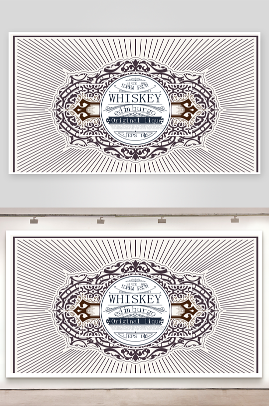 高档大气欧式边框背景-众图网