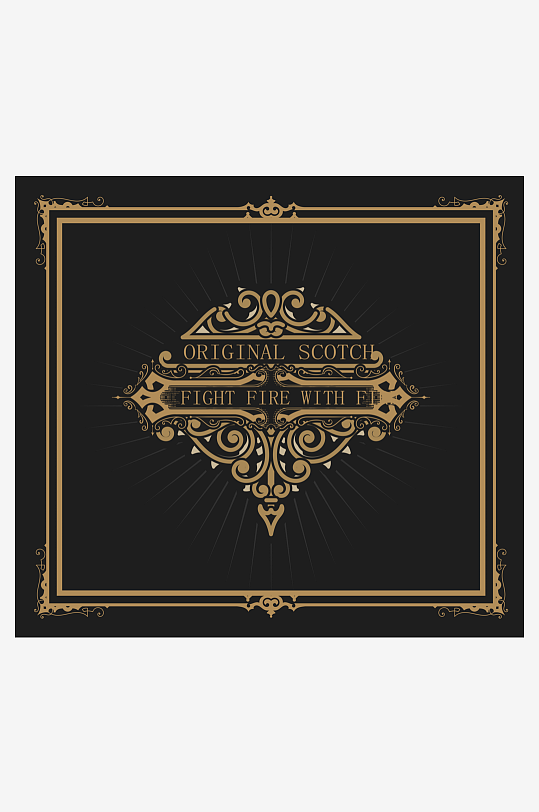 高档大气欧式边框背景-众图网