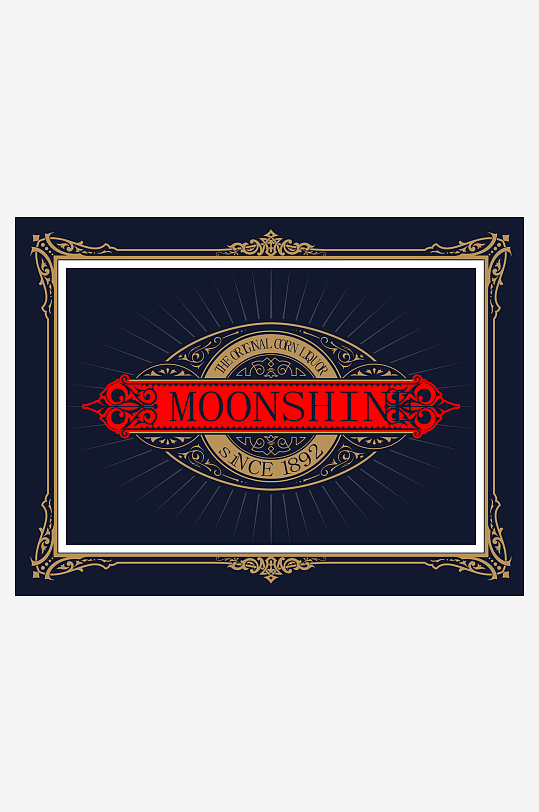 高档大气欧式边框背景-众图网