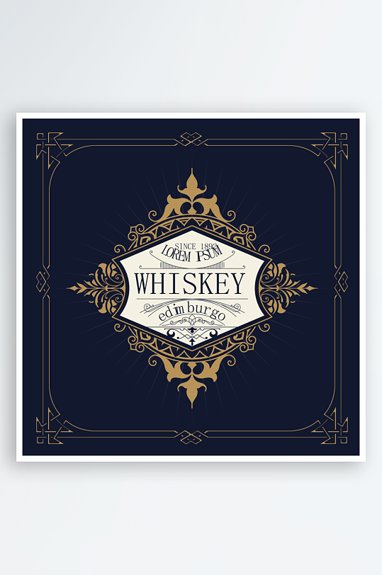 高档大气欧式边框背景-众图网