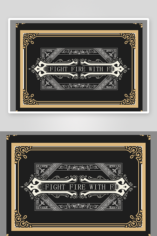 高档大气欧式边框背景-众图网