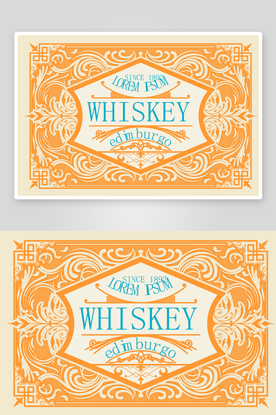 高档大气欧式边框背景-众图网