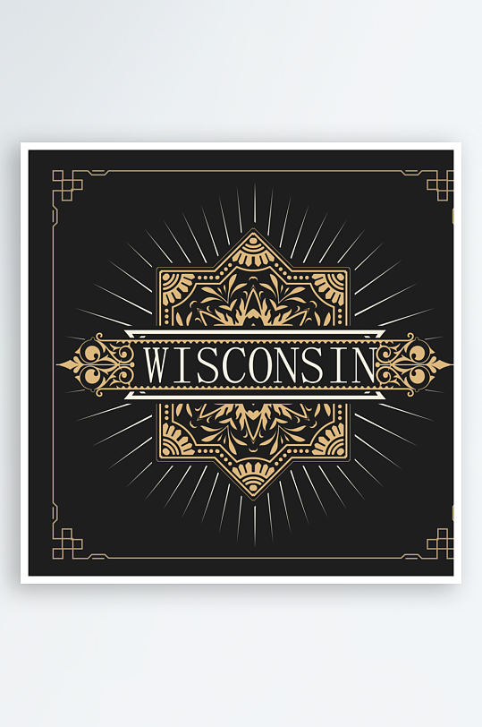 欧式高档大气边框背景-众图网