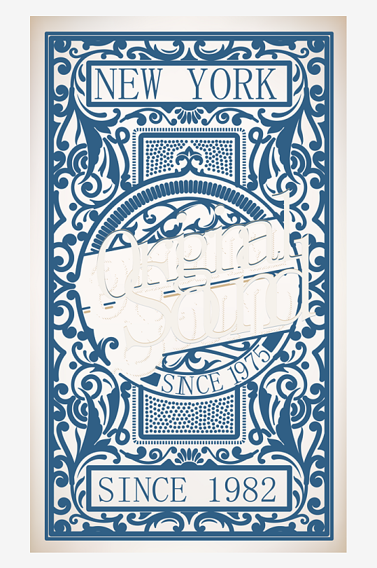 欧式高档大气边框背景-众图网