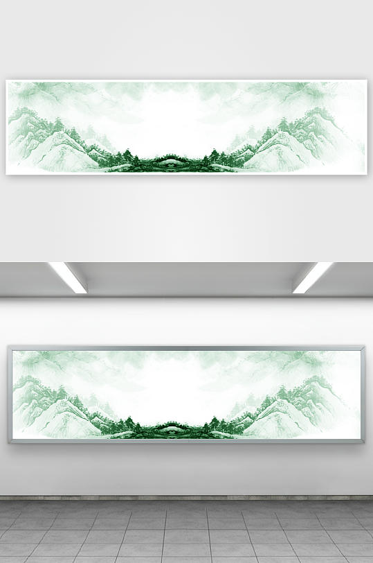 古风水墨背景banner-众图网