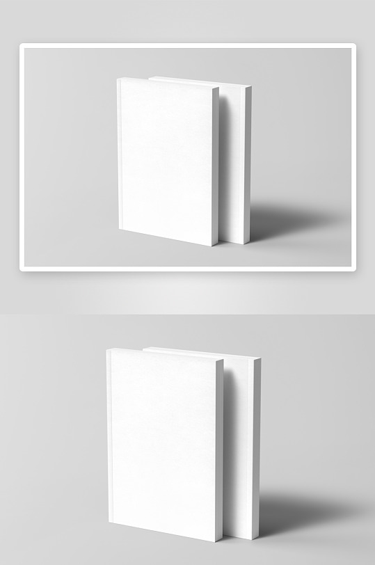 书籍封面内容展示模板样机-众图网
