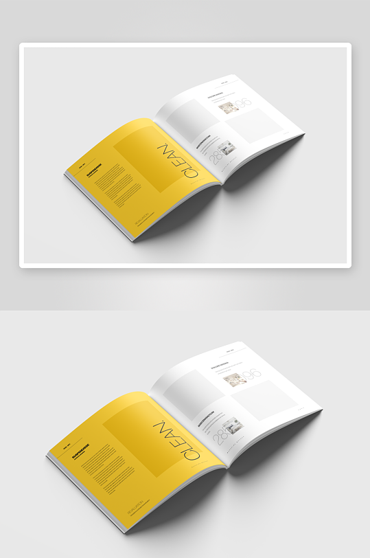 书籍封面内容展示模板样机-众图网