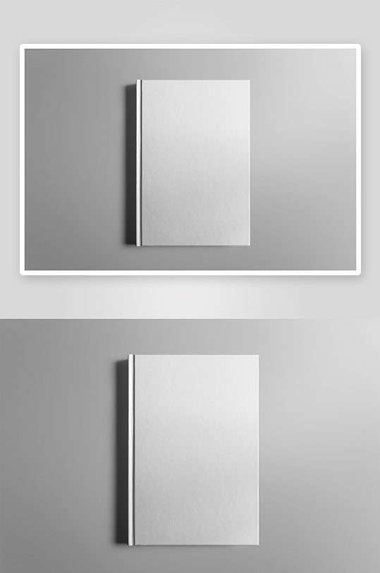 书籍封面内容展示模板样机-众图网