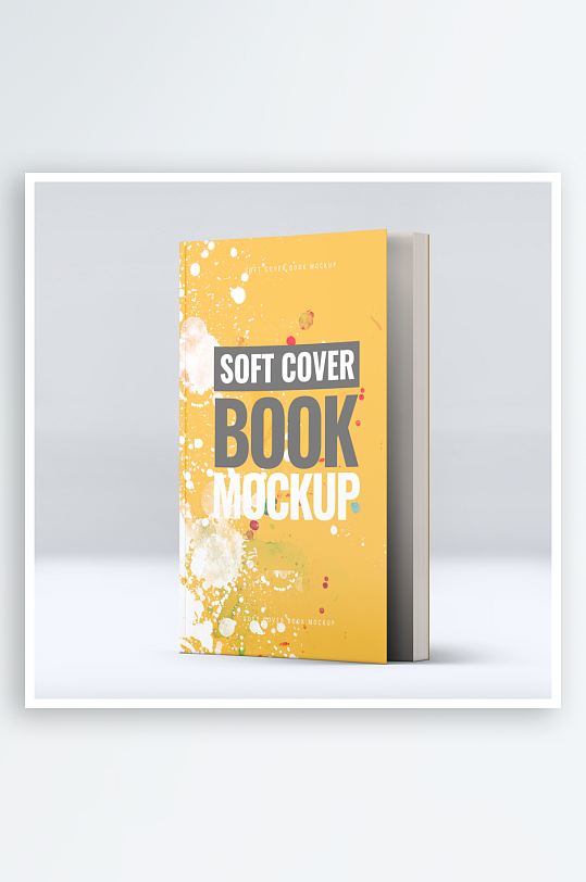 书籍封面内容展示模板样机-众图网