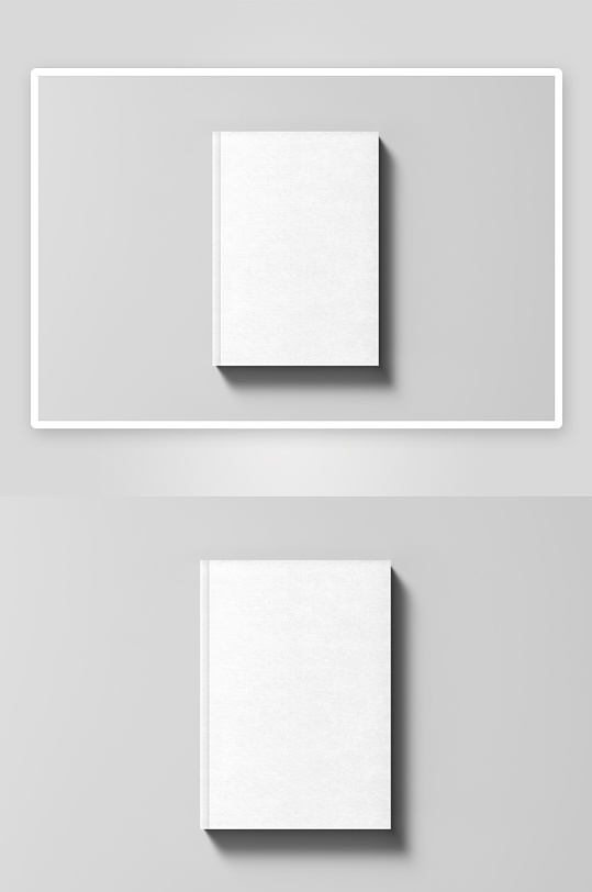 书籍封面内容展示模板样机-众图网