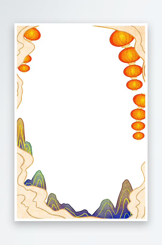 中国风边框模板素材-众图网