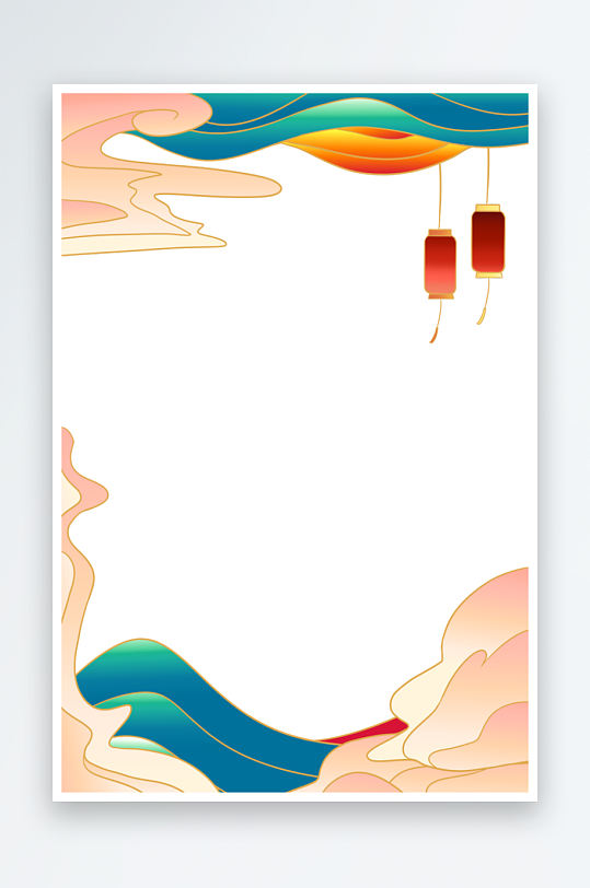 中国风边框模板素材-众图网