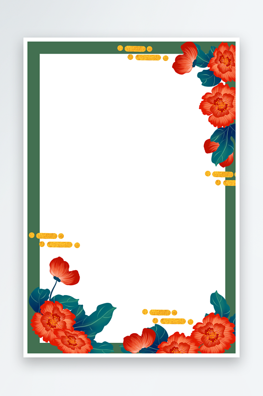 中国风国朝边框模板素材-众图网