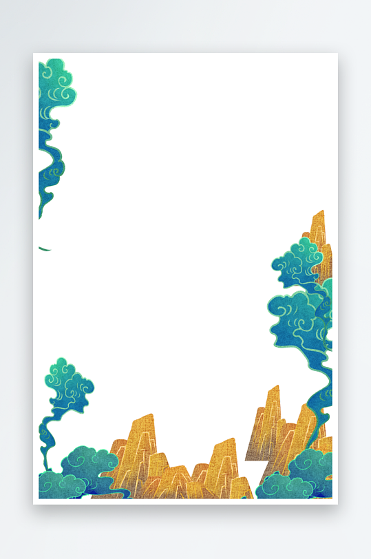 中国风国朝边框模板素材-众图网