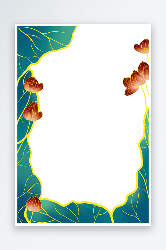 中国风国朝边框模板素材-众图网