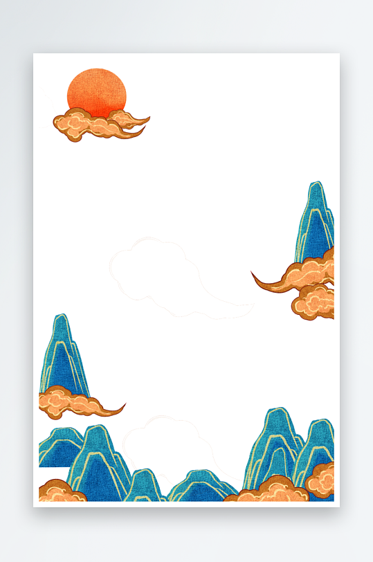 中国风国朝边框模板素材-众图网