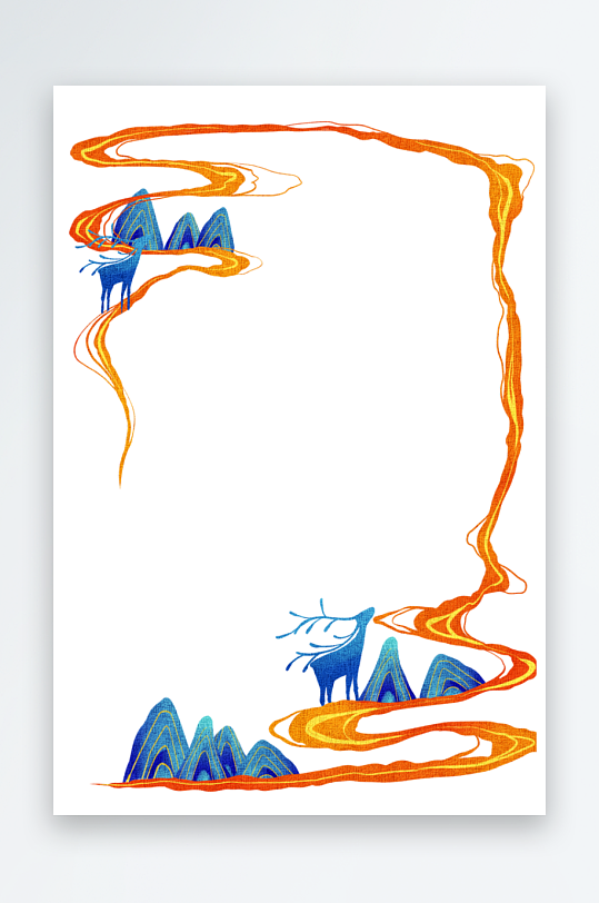 中国风国朝边框模板素材-众图网