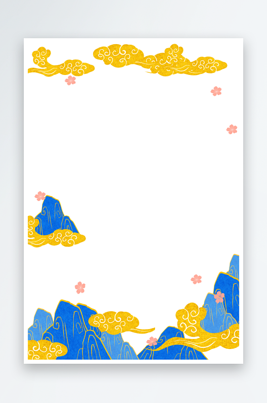 中国风国朝边框模板素材-众图网