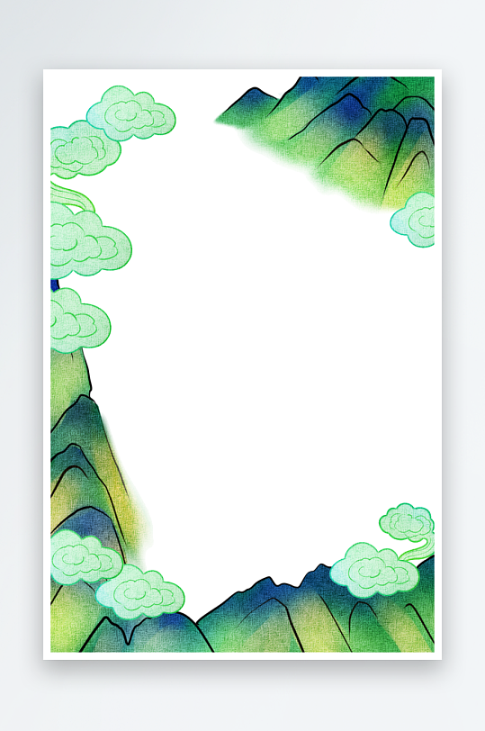 中国风国潮边框模板-众图网