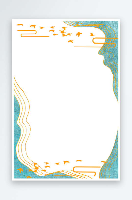 中国风国潮边框模板-众图网