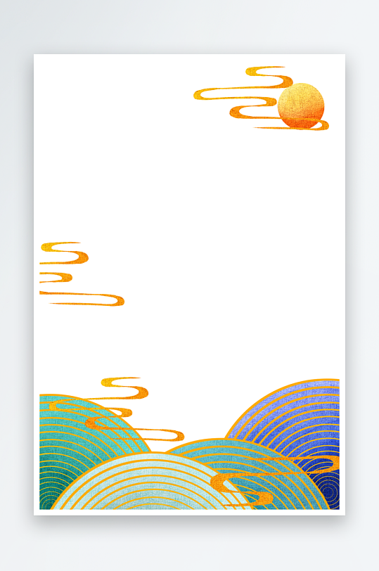 中国风国潮边框模板-众图网