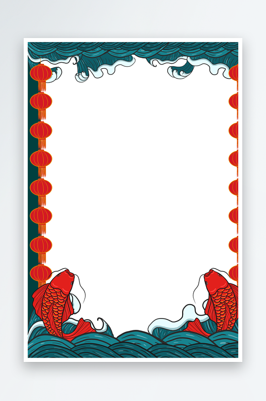 中国风国潮边框模板-众图网