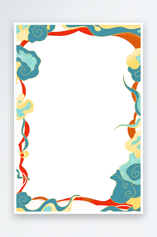 中国风国潮边框模板-众图网