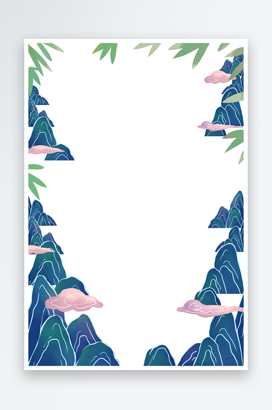 中国风国潮边框模板素材-众图网