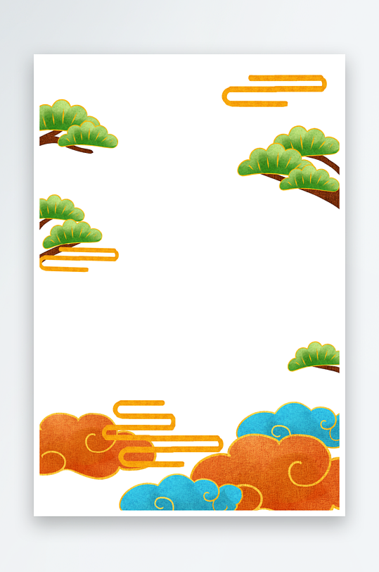 中国风国潮边框模板素材-众图网