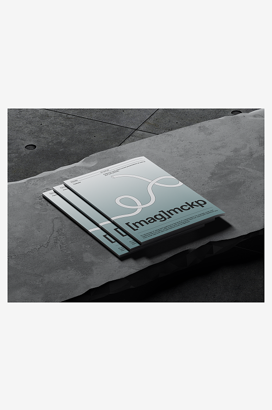 书籍封面内容展示模板样机素材-众图网