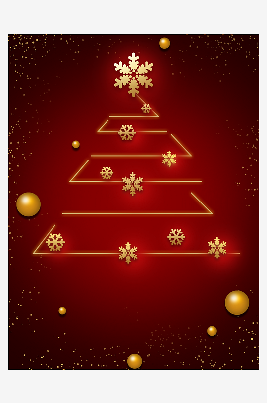 圣诞背景模版素材-众图网