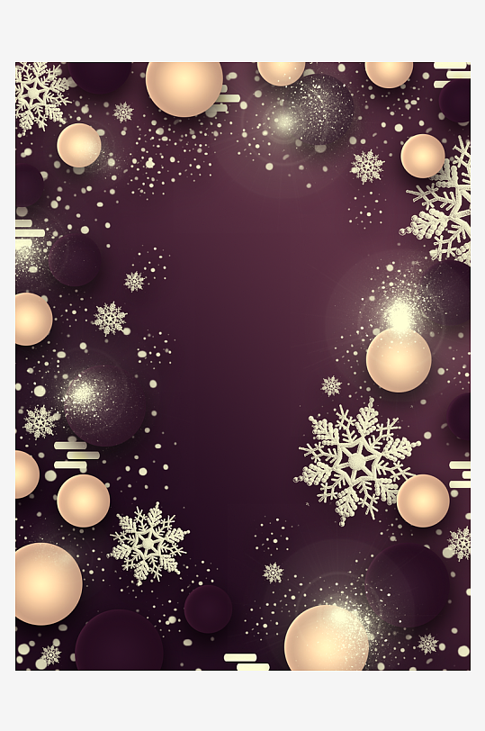 圣诞背景模版素材-众图网