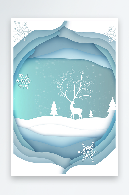 圣诞宣传背景模版素材-众图网