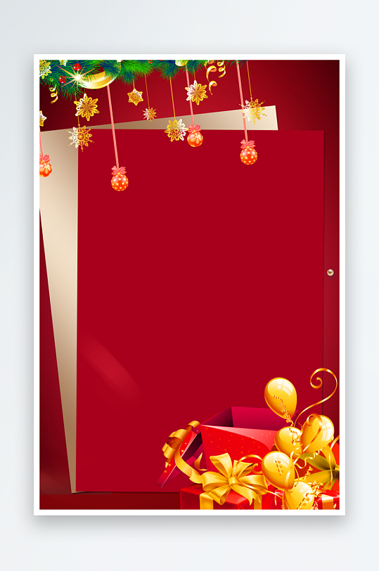 圣诞宣传背景模版素材-众图网