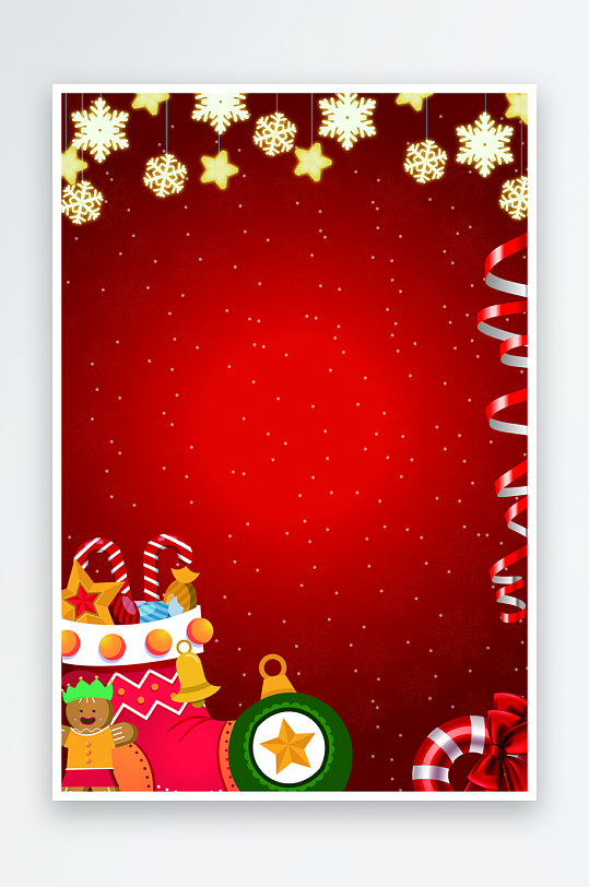 圣诞宣传背景模版素材-众图网
