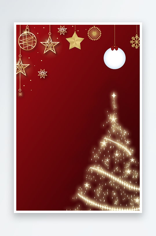 圣诞宣传背景模版-众图网