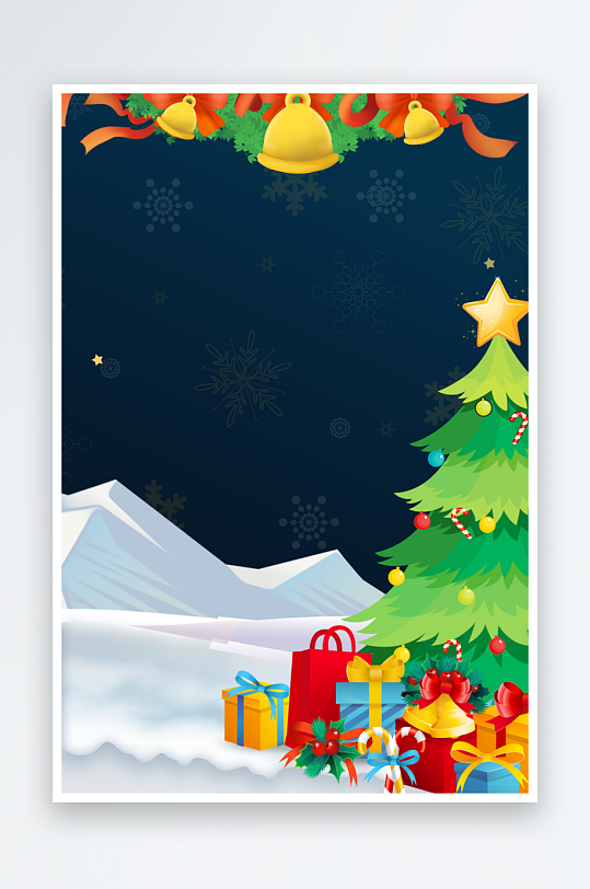 圣诞宣传背景模版-众图网