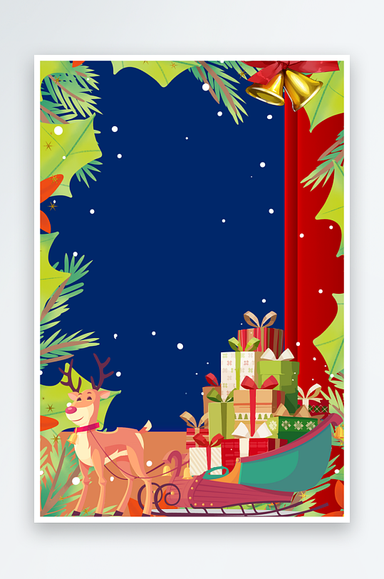 圣诞宣传背景模版-众图网